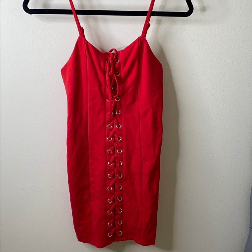 Red dress
